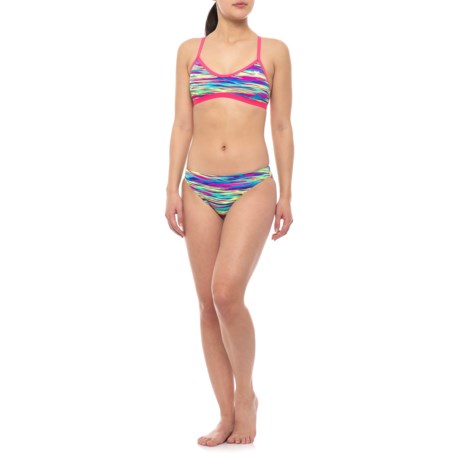 TYR Bonzai Tieback Bikini Top and Classic Bikini Bottom Set - UPF 50+ (For Women)