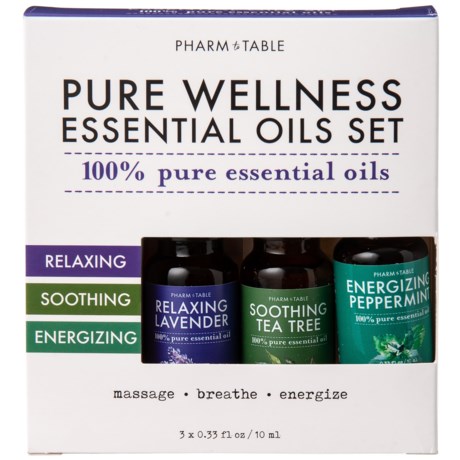 Pharm to Table Pure Relaxation Essential Oils - Set of 3, 10mL