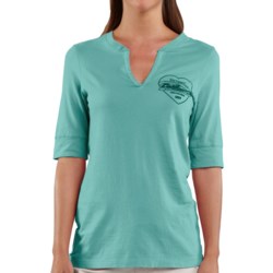 Carhartt Graphic T-Shirt - Split Neck, Elbow Sleeve (For Women)