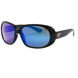 Costa Hammock Sunglasses - Polarized 400G Mirror Glass Lenses (For Women)