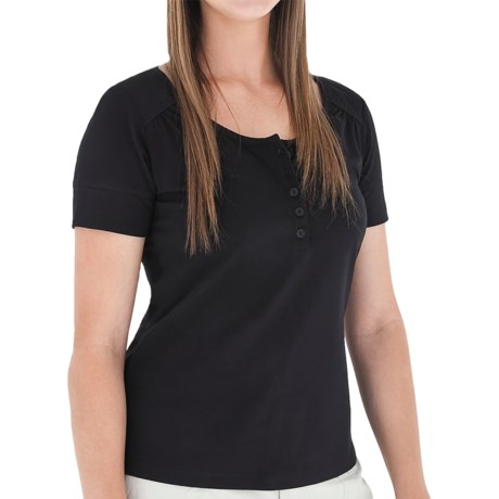Royal Robbins Essential Henley Shirt - UPF 50+, Short Sleeve (For Women)