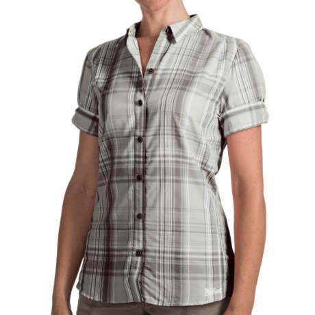 Woolrich Bloom Run Plaid Shirt - UPF 20, Short Sleeve (For Women)