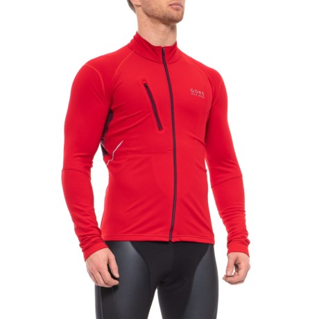 DNU Gore Bike Wear Fusion Thermo Cycling Jersey - Full Zip, Long Sleeve (For Men)