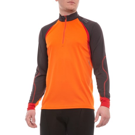 DNU Gore Bike Wear Fusion Cycling Jersey - Zip Neck, Long Sleeve (For Men)