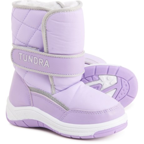Tundra Snow Kids Winter Boots - Fleece Lined (For Toddler Girls)