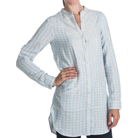 Project Brand Natalie Tunic Shirt - Long Roll Sleeve (For Women)
