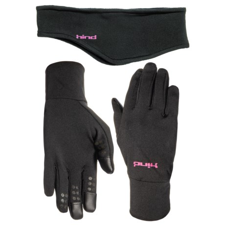 Hind Headband and Touch Glove Set - 3-Piece (For Women)