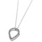 Stanley Creations Teardrop Charm Necklace - Diamond Accent, 10K White Gold