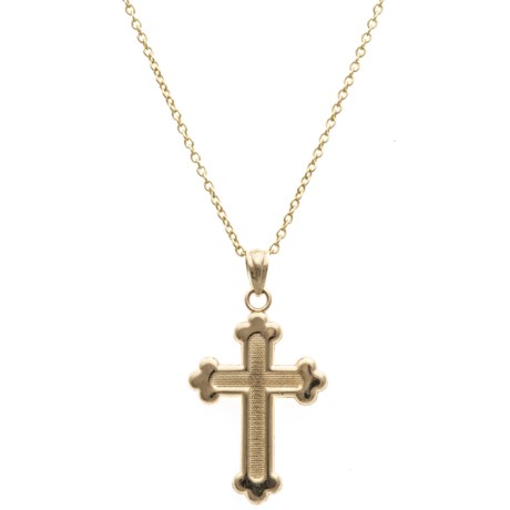 Stanley Creations 10K Gold Cross Necklace