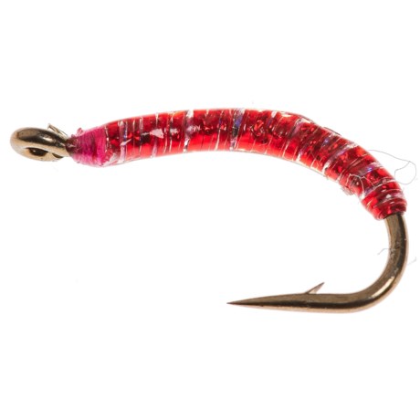 Montana Fly Company Theo’s Spark-a-Lid Worm Nymph Fly - Dozen