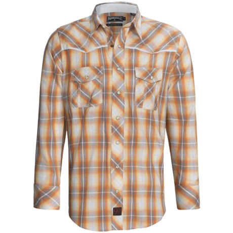 Panhandle Slim 90 Proof Dobby Plaid Shirt - Long Sleeve (For Men)