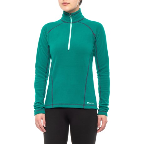 Marmot Rocklin Fleece Shirt - Zip Neck, Long Sleeve (For Women)