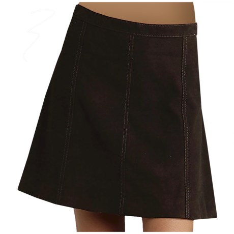 Stetson Gored Suede Skirt (For Women)