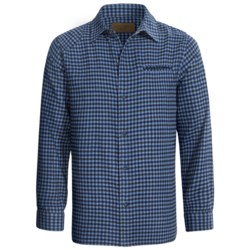 Comstock & Co. Mini Check Shirt - Flannel, Long Sleeve (For Men)