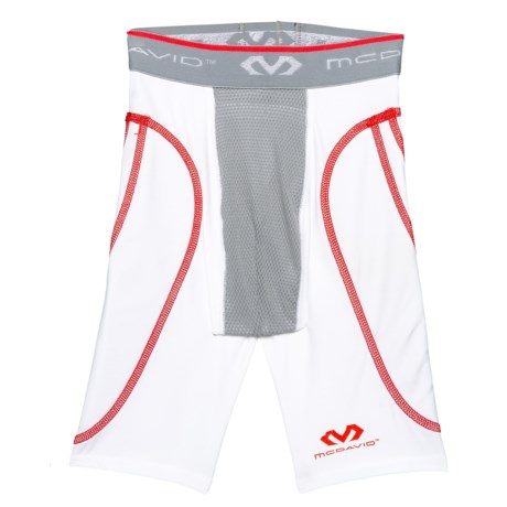 McDavid Vented Sliding Shorts with Cup Pocket (For Kids)