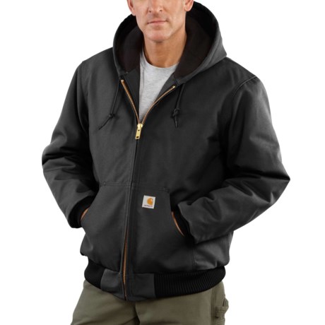 Carhartt J140 Flannel-Lined Duck Active Jacket - Factory Seconds (For Big and Tall Men)