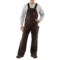 Carhartt Quilt-Lined Sandstone Bib Overalls - Insulated Factory Seconds (For Men)