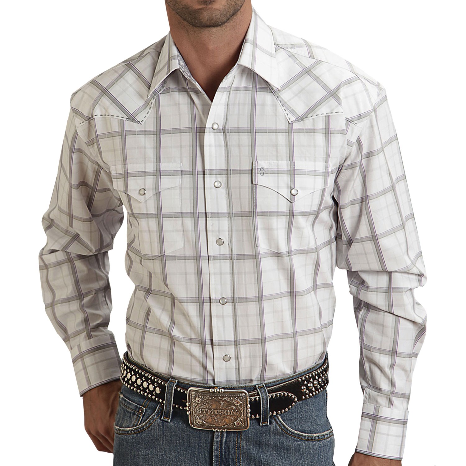 Stetson Plaid Flat Weave Shirt (For Men) 6419H - Save 71%