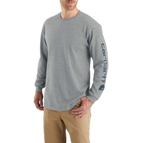Carhartt K231 Signature T-Shirt - Long Sleeve, Factory 2nds (For Men)