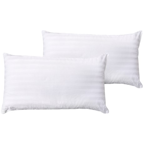 Eddie Bauer Damask Stripe White Pillow - 2-Pack, 300TC, King