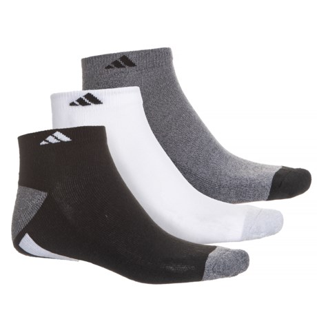 adidas Vertical 3-Stripe Low-Cut Socks - 3-Pack, Below the Ankle (For Men)