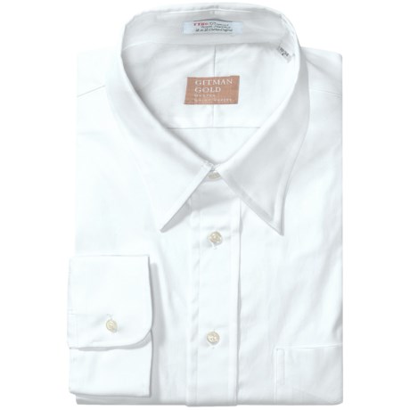 Gitman Brothers Pinpoint Cotton Dress Shirt - 2-Ply Cotton, Long Sleeve (For Big Men)