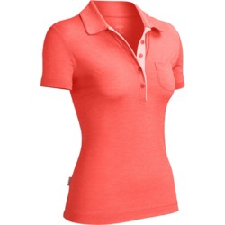 Icebreaker Harmony 150 Polo Shirt - UPF 30+, Merino Wool, Short Sleeve (For Women)