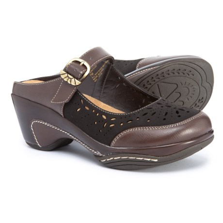 Rialto Viva Wedge Perforated Clogs (For Women)