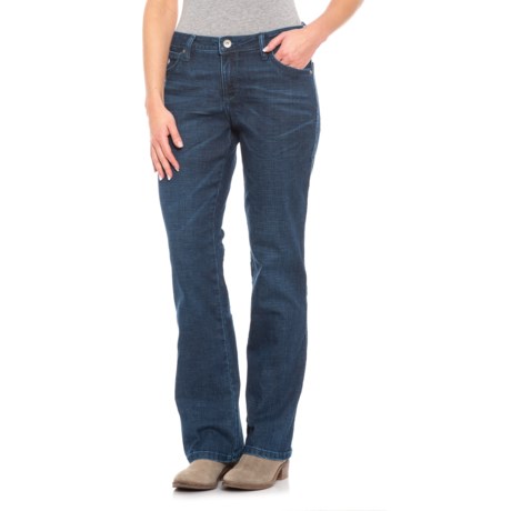 Wrangler Blue Denim Western Aura Jeans - Bootcut (For Women)