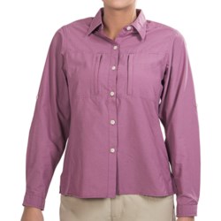ExOfficio Dryflylite Stripe Shirt - Roll-Tab Long Sleeve (For Women)