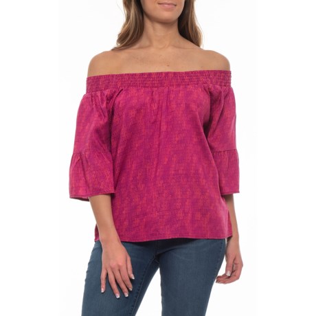 prAna Purple Sprinkle Chryssa Shirt - Short Sleeve (For Women)