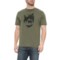 Avalanche Lichen Green Bear Crest Graphic T-Shirt - Short Sleeve (For Men)