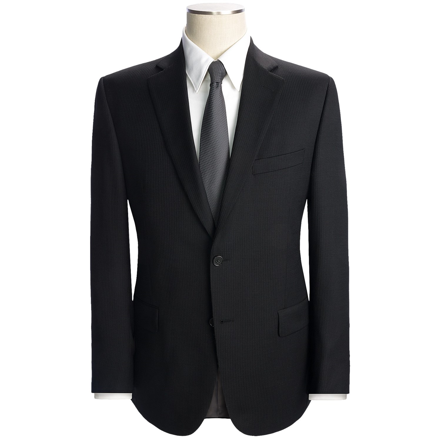 Jack Victor Beaded Pinstripe Suit (For Men) 6471H