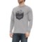 Avalanche Heather Grey-Asphalt Explore More Graphic T-Shirt - Long Sleeve (For Men)