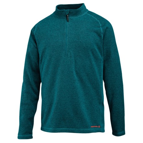 Merrell Fractal Pullover Fleece Shirt - Zip Neck, Long Sleeve (For Men)