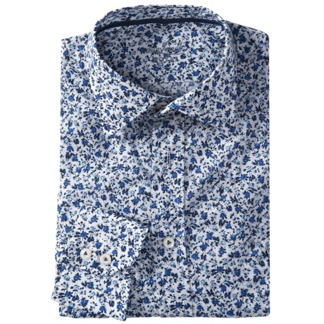 Van Laack Retco Cotton Shirt - Spread Collar, Long Sleeve (For Men)