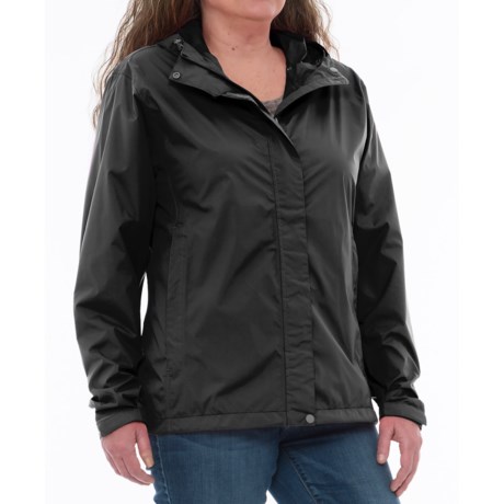White Sierra Trabagon Rain Jacket - Waterproof (For Plus Size Women)