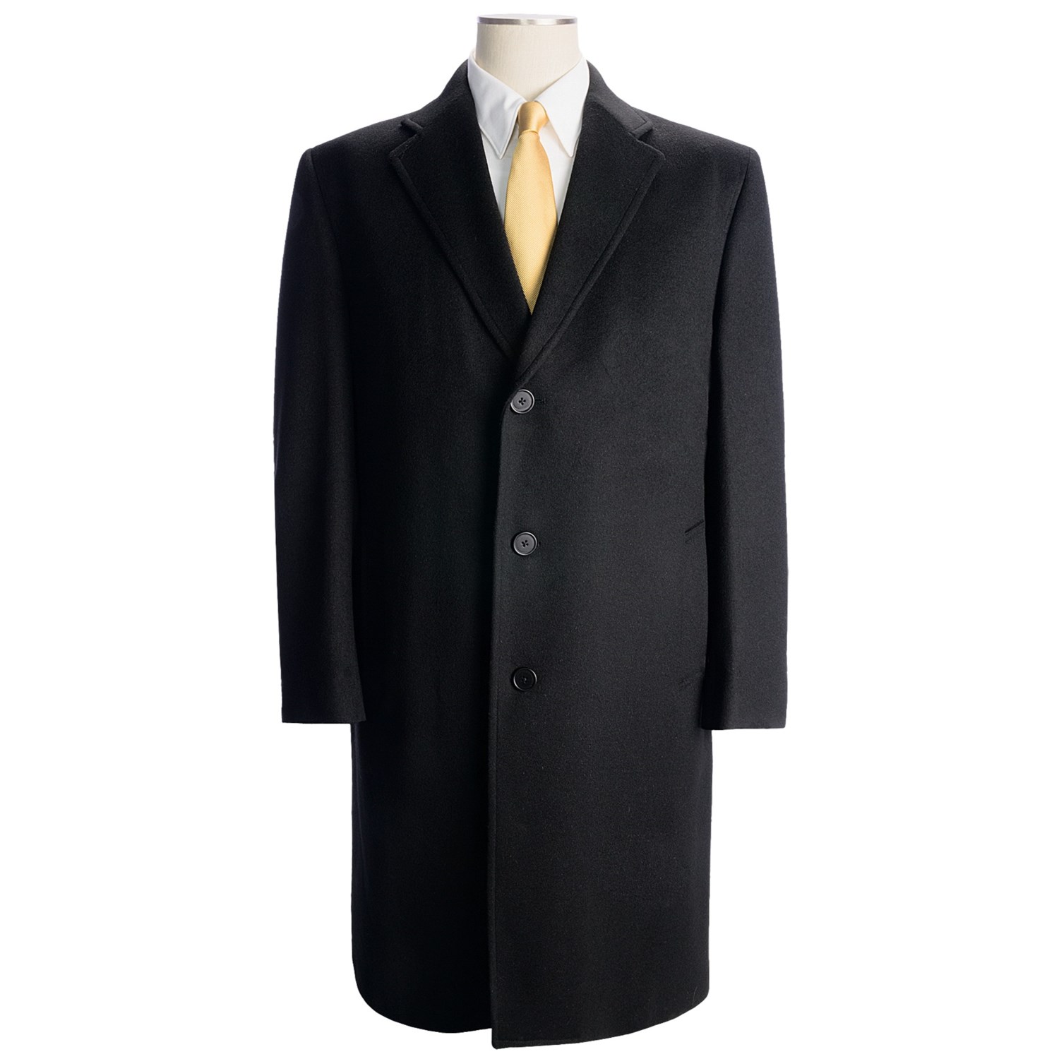 Wool-Cashmere Top Coat (For Men) 6528F - Save 62%