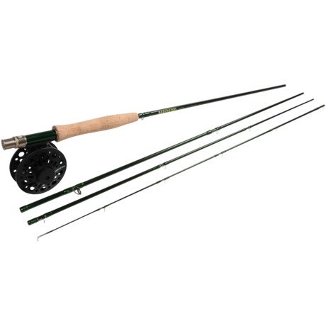 Redington Torrent Fly Fishing Combo - 4-Piece Rod with Surge Reel, 5/6wt