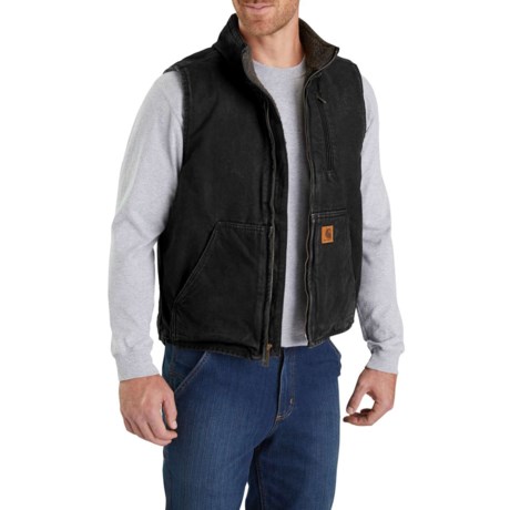 Carhartt Mock Neck Vest - Insulated, Factory Seconds (For Big and Tall Men)
