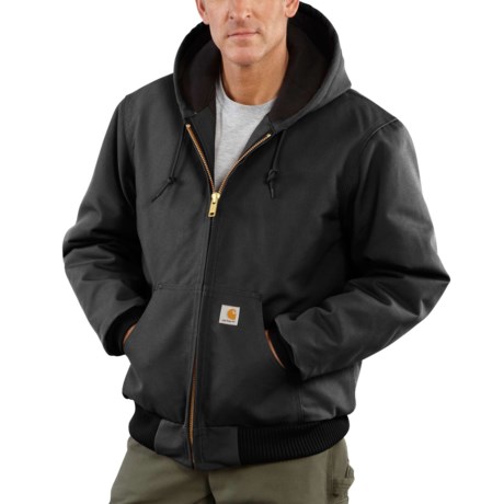 Carhartt J140 Flannel-Lined Duck Active Jacket - Factory Seconds (For Men)