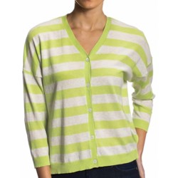 Agave Denim Agave Friday Harbor Cotton Cardigan Sweater - 3/4 Sleeve (For Women)