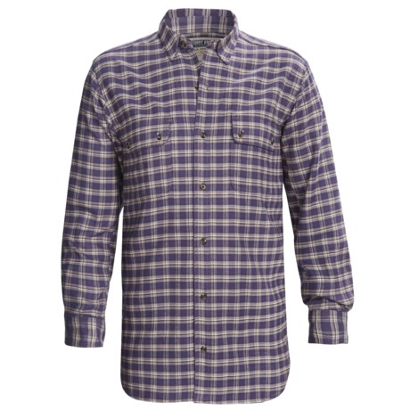 Stormy Kromer Brushed Flannel Sport Shirt - Cotton, Long Sleeve (For Men)