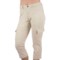Ethyl Cargo Crop Pants with Mini Rhinestones - Stretch Cotton (For Women)