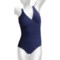 Miraclesuit Solid Shirred Wrap Swimsuit (For Women)