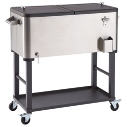 TRINITY Stainless Steel Cooler with Detachable Tub - 80 qt.