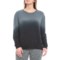 Threads 4 Thought Black Sunfade Sweatshirt - Long Sleeve (For Women)