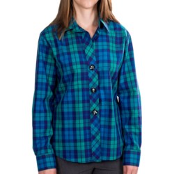 Foxcroft Shaped Plaid Shirt - Wrinkle-Free, Long Sleeve (For Women)