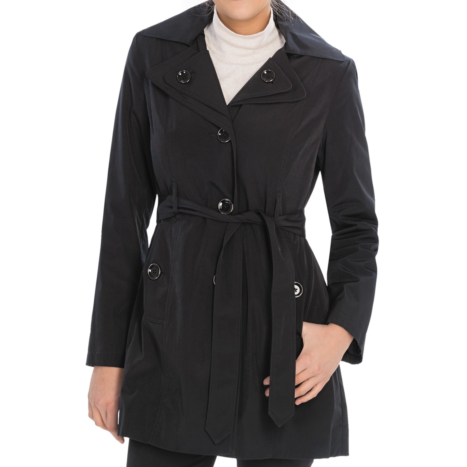 London Fog Double Collar Coat (For Women) 6643U - Save 57%