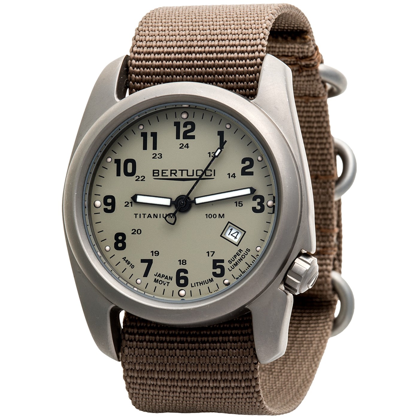 Bertucci A 2T Original Classic Matte Titanium Watch (For Men) 6653P 35